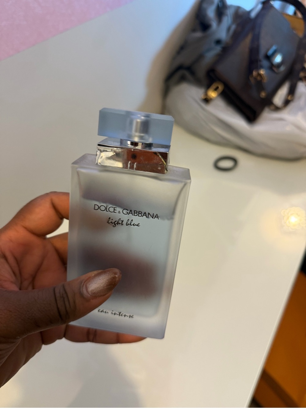 Fragrance bottle likely not makeup